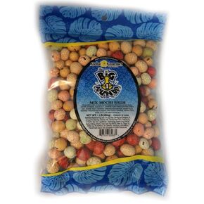 Aloha Gourmet Big Pounder of Mix Mochi Balls 1 pound Jumbo bag