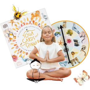 Yoga Cards for Kids – Mindfulness & Fun Game | 18 Durable Yoga Pose Cards for Focus, Balance & Calm | Educational & Portable Learning Toy for Ages 3+ | Kids Physical & Mindfulness Activity