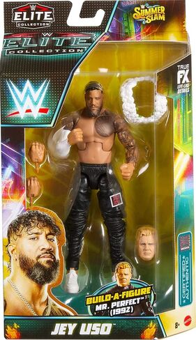 WWE Elite Action Figure SummerSlam Jey USO with Accessory and Mr. Perfect Build-A-Figure Parts in Saudi Arabia
