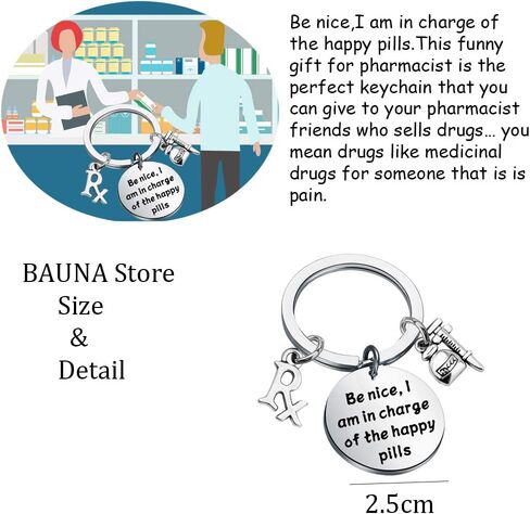 Pharmacy Tech Keychain Pharmacist Gift Pharmacy Shool Graduation Gift in Kuwait