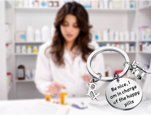 Pharmacy Tech Keychain Pharmacist Gift Pharmacy Shool Graduation Gift in Kuwait