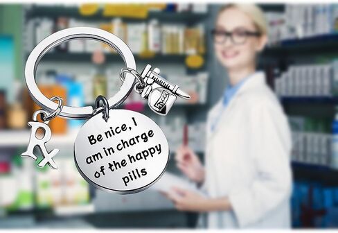 Pharmacy Tech Keychain Pharmacist Gift Pharmacy Shool Graduation Gift in Kuwait
