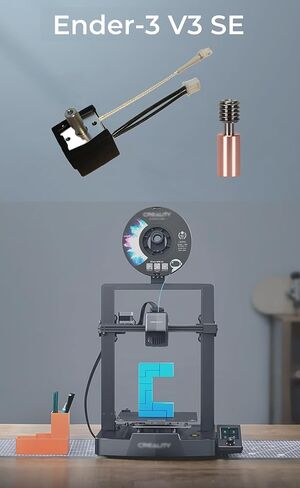 درجة حرارة عالية للطابعة ثلاثية الأبعاد Ender 3 V3 SE مع جميع الحلق المعدني، أطقم سخان طباعة مطورة in Kuwait