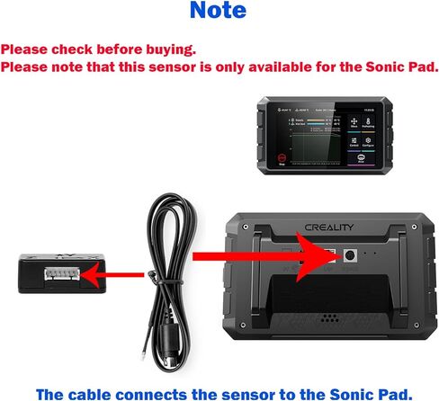Creality Official G-Sensor ADXL345 مستشعر تعويض الاهتزاز للوحة سونيك وسادة ذكية مطبوعة ثلاثية الأبعاد، محور XYZ لتقليل الرنين، تحكم دقيق في الاستشعار، يجب اقتناؤه للعمل المثالي in Kuwait