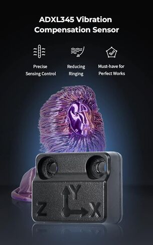 Creality Official G-Sensor ADXL345 مستشعر تعويض الاهتزاز للوحة سونيك وسادة ذكية مطبوعة ثلاثية الأبعاد، محور XYZ لتقليل الرنين، تحكم دقيق في الاستشعار، يجب اقتناؤه للعمل المثالي in Kuwait