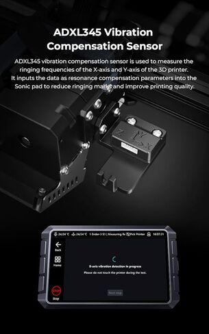 Creality Official G-Sensor ADXL345 مستشعر تعويض الاهتزاز للوحة سونيك وسادة ذكية مطبوعة ثلاثية الأبعاد، محور XYZ لتقليل الرنين، تحكم دقيق في الاستشعار، يجب اقتناؤه للعمل المثالي in Kuwait