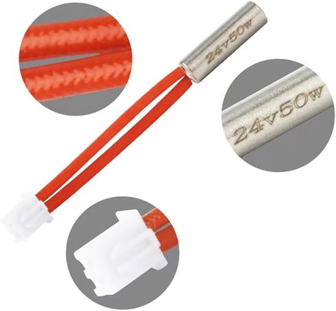 Heater Cartridge for Elegoo Neptune 4 High Temperature Sensor Heating Tube 24V 50W Thermistor NTC 100K 3950 for Neptune 4/Pro 3D Printer Hotend Accessories Replacement (4 Pack) in Kuwait