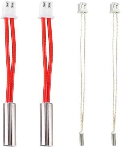 Heater Cartridge for Elegoo Neptune 4 High Temperature Sensor Heating Tube 24V 50W Thermistor NTC 100K 3950 for Neptune 4/Pro 3D Printer Hotend Accessories Replacement (4 Pack) in Kuwait