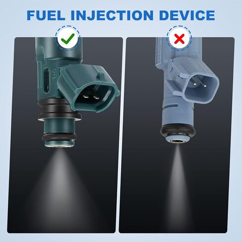 حاقن وقود FJ333 6 قطعة 2 ثقوب لسولارا 3.0L 2000-2003 لسيينا 3.0L 1998-2003 لـ RX300 3.0L 1999-2003 لـ هايلاندر 3.0L 2001-2003 لـ ES300 3.0L 1997-2000 لـ أفالون 3.0L 19 98-2004 in Kuwait