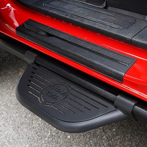 زوج من الخطوات الجانبية المتوافقة مع 21-24 Ford Bronco 4 Door (Bronco مع Factory Rock Rails)، ملحقات Ford Bronco EZ-Steps in Saudi Arabia
