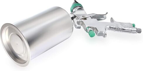 مسدس رش تغذية الجاذبية HVLP مقاس 2.5 مم مع منظم هواء، طلاء تمهيدي تلقائي، رقاقة معدنية in Kuwait