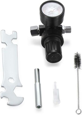 مسدس رش تغذية الجاذبية HVLP مقاس 2.5 مم مع منظم هواء، طلاء تمهيدي تلقائي، رقاقة معدنية in Kuwait