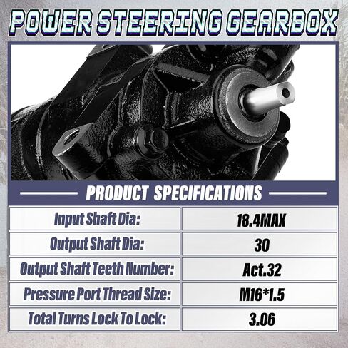 27-7675 Complete Power Steering Gear Box Gearbox Assembly Fit for Chevrolet Silverado 2500 HD / 3500 HD 2011-2020 | Fit for GMC Sierra 2500 HD/3500 HD 2011-2019, OE Number: 19256662 in Saudi Arabia