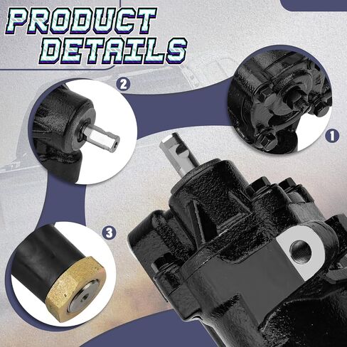 27-7675 Complete Power Steering Gear Box Gearbox Assembly Fit for Chevrolet Silverado 2500 HD / 3500 HD 2011-2020 | Fit for GMC Sierra 2500 HD/3500 HD 2011-2019, OE Number: 19256662 in Saudi Arabia