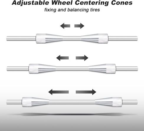 Portable Motorcycle Bike Wheel Balancer,Tire Stand, Rim Tire Balancing Spin Static Truing Stand with Adjustable 0.55" Centering Cones in Saudi Arabia