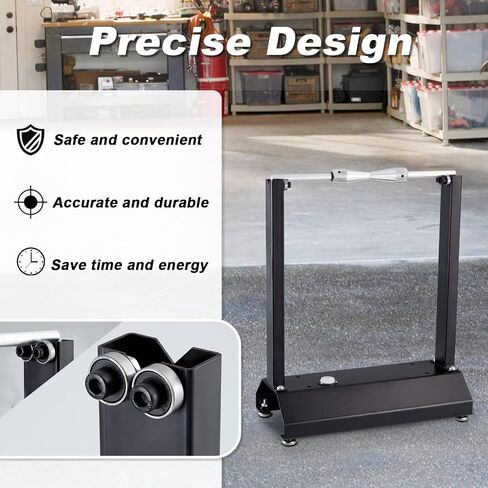 Portable Motorcycle Bike Wheel Balancer,Tire Stand, Rim Tire Balancing Spin Static Truing Stand with Adjustable 0.55" Centering Cones in Saudi Arabia