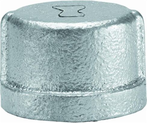 Anvil 8700132809, Malleable Iron Pipe Fitting, Cap, 1-1/4" NPT Female, Galvanized Finish in Saudi Arabia