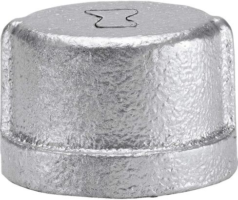 Anvil 8700132809, Malleable Iron Pipe Fitting, Cap, 1-1/4" NPT Female, Galvanized Finish in Saudi Arabia