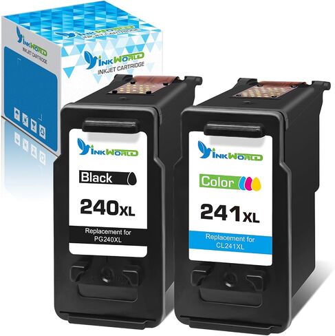 Remanufactured 240XL 241XL Ink Cartridge Replacement for Canon 240 241 Combo Pack for Pixma MG3522 MG3600 MG3222 MG3220 MG3620 MX432 MG3122 TS5120 MG2120 MX452 MG2220 Printer (Black Color) in Saudi Arabia