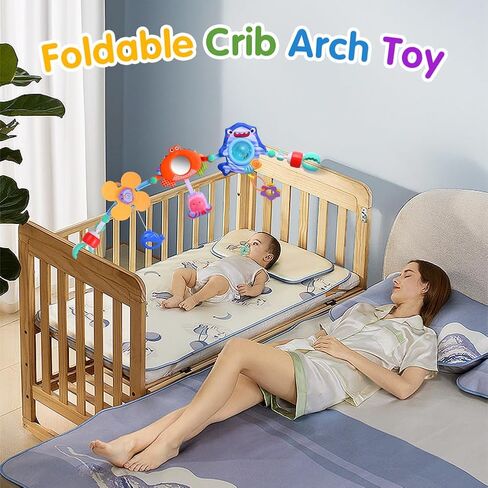 لعبة قوس عربة الأطفال، لعبة قوس سرير قابلة للطي، ألعاب معلقة للأطفال قابلة للتعديل، ألعاب مقعد سيارة الطفل، ألعاب قوس لعب الأطفال للسرير، عربة الأطفال، سرير الأطفال، مقعد السيارة... in Kuwait