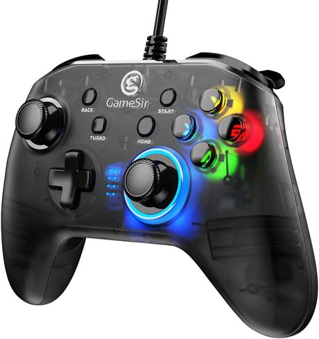 وحدة تحكم لاسلكية GameSir T4 Cyclone Pro للتبديل، وأجهزة الكمبيوتر التي تعمل بنظام Windows، وAndroid، ومشغلات تناظرية لتأثير Hall، وعصي تأثير Hall، وأزرار خلفية قابلة للبرمجة، ووحدة تحكم بالتبديل اللاسلكية مع محركات رباعية in Kuwait