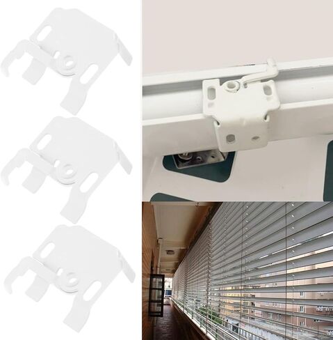 The Lord of the Tools 10PCS Roman Blinds Fixing Brackets for Top Or Face Fixing Metal Venetian Blinds Fixed Support Window-Shades Fastener with Swivel Design in Saudi Arabia