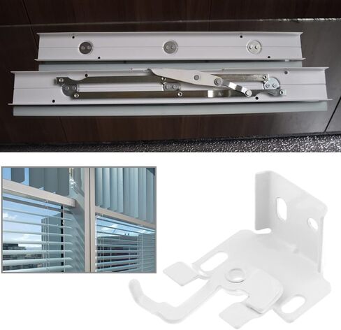 The Lord of the Tools 10PCS Roman Blinds Fixing Brackets for Top Or Face Fixing Metal Venetian Blinds Fixed Support Window-Shades Fastener with Swivel Design in Saudi Arabia
