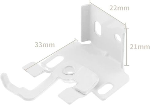 The Lord of the Tools 10PCS Roman Blinds Fixing Brackets for Top Or Face Fixing Metal Venetian Blinds Fixed Support Window-Shades Fastener with Swivel Design in Saudi Arabia