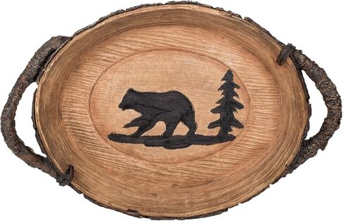 صينية الدب على شكل كابينة من البوليريسين المزخرفة على طراز عيد الميلاد in Kuwait