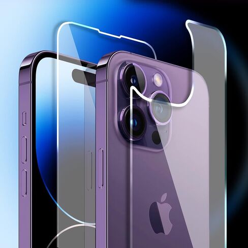 واقي شاشة خلفي لهاتف iPhone 14 Pro [عبوة من 3 قطع]، واقي زجاجي خلفي لهاتف iPhone 14 Pro واقي زجاجي خلفي لهاتف 14 Pro (6.1 بوصة) in Kuwait