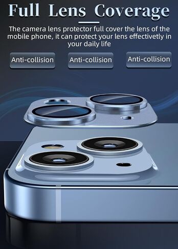 ZXZone [4 عبوات من واقي عدسة الكاميرا مصمم لهاتف iPhone 14 pro 6.1" وiPhone 14 Pro Max 6.7" ملحقات غطاء الكاميرا صلابة 9H، Ultra HD سهل التركيب in Kuwait