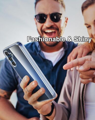 حافظة لهاتف Galaxy A15 5G، حافظة هاتف واقية مقاومة للصدمات من البولي كربونات + مادة TPU مع واقي شاشة من الزجاج المقوى لهاتف A15 2023 4G (شفاف، A15) in Saudi Arabia