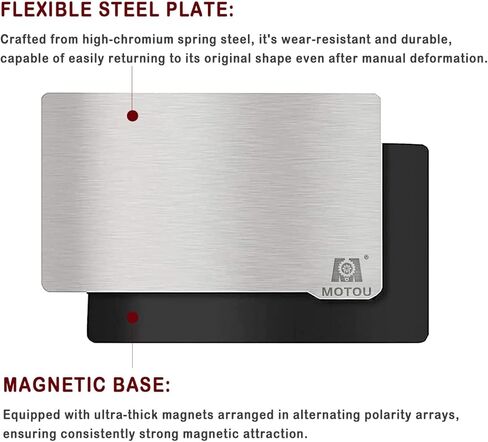 لوحة بناء مرنة للطابعة ثلاثية الأبعاد من الراتينج MOTOU® مقاس 202 × 128 مم، منصة قاعدة مغناطيسية لـ Anycubic Mono X | فوتون إكس وسمارت كوميتسو KL9 وإيليجو مارس 4 ماكس وفروزن سونيك مايتي 4 كيه in Kuwait