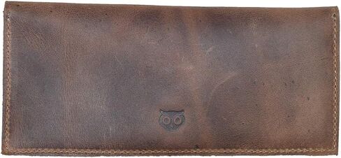 Hide & Drink, Folio Wallet, Holds Up to 10 Cards/Internal Pouch for Coins or SD Cards/Flat Bills/Travel/Case/Stylish/Vintage, Handmade :: Bourbon Brown in Saudi Arabia