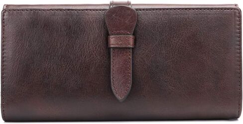 IVTG محفظة جلدية حقيقية المرأة محفظة طويلة مخلب خمر جلد البقر حامل بطاقة اليدوية المنظم in Kuwait