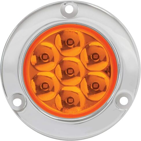 GG Grand General 76543 2 بوصة منخفض المستوى أحمر لؤلؤي 7 ضوء علامة LED، عدسة شفافة، أحمر/شفاف in Kuwait
