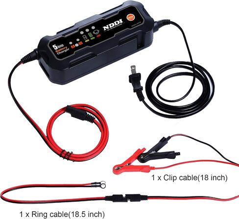 1.5A Fully-Automatic Smart Charger, 12V Portable Automotive Car Battery Charger, Battery Maintainer, Trickle Charger and Battery Desulfator with Temperature Compensation in Saudi Arabia