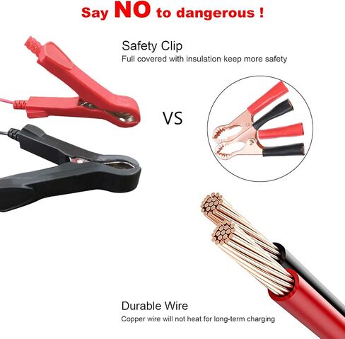 1.5A Fully-Automatic Smart Charger, 12V Portable Automotive Car Battery Charger, Battery Maintainer, Trickle Charger and Battery Desulfator with Temperature Compensation in Saudi Arabia