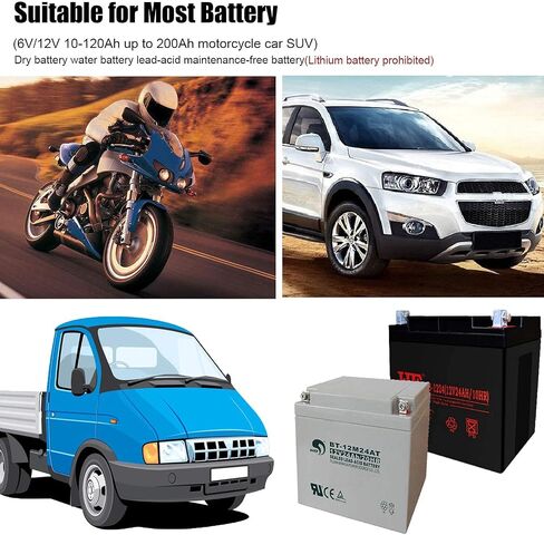 1.5A Fully-Automatic Smart Charger, 12V Portable Automotive Car Battery Charger, Battery Maintainer, Trickle Charger and Battery Desulfator with Temperature Compensation in Saudi Arabia