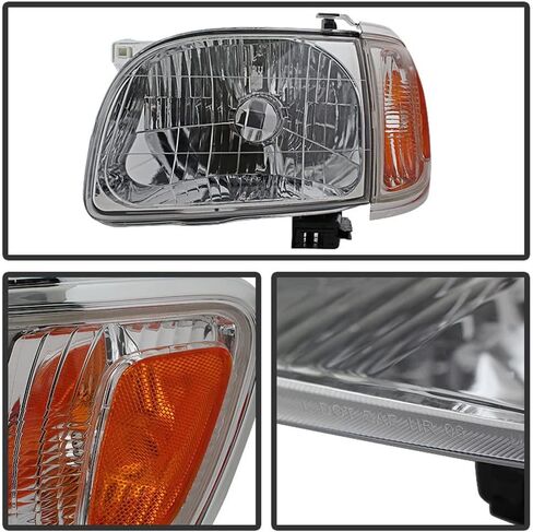 ACANII - For 2001-2004 Toyota Tacoma Headlights+Corner Parking Signal Lights+Bumper Lamps Driver + Passenger Side in Saudi Arabia