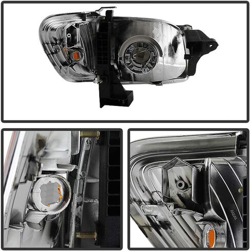 ACANII - For 2001-2004 Toyota Tacoma Headlights+Corner Parking Signal Lights+Bumper Lamps Driver + Passenger Side in Saudi Arabia