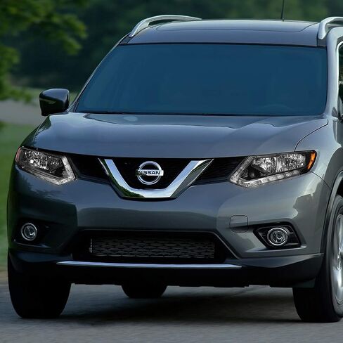 DNA MOTORING HL-OH-NROG14-BK-CL1 Black Housing Headlights With LED DRL Strip Replacement For 14-16 Rogue in Saudi Arabia