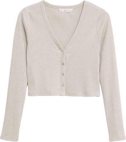 MANGO Chiara T-Shirt (Teen) Beige SM (65") in Saudi Arabia
