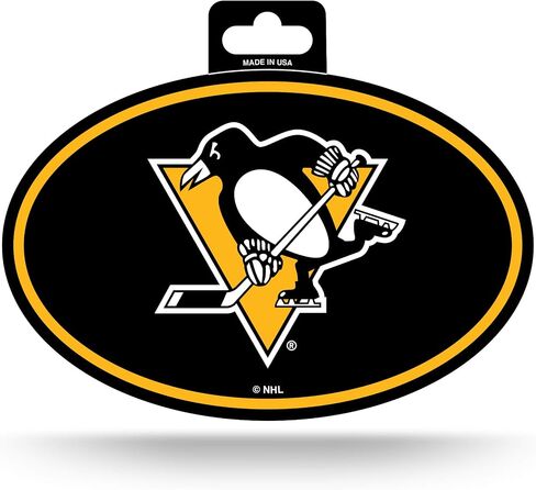 ملصق بيضاوي بشعار فريق NHL Color من شركة Rico Industries in Kuwait