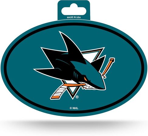 ملصق بيضاوي بشعار فريق NHL Color من شركة Rico Industries in Kuwait