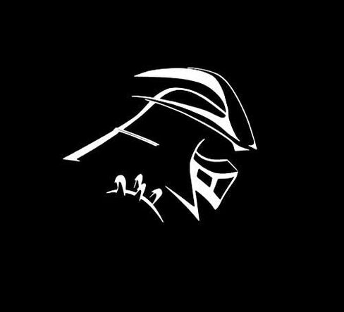 Shredder Ninja Turtle Decal Vinyl Sticker|Cars Trucks Vans Walls Laptop| White |5.5 x 4.4 in|DUC1559 in Saudi Arabia