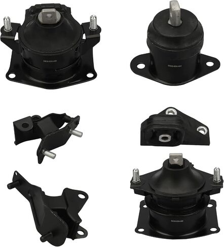 BRTEC Engine Motor Mount Set Compatible for 2003-2007 Honda Accord 2.4L A4509 A4510 A4516 A4517 A4526HY A4542 in Saudi Arabia