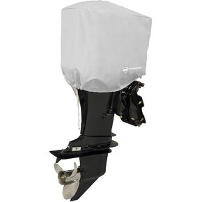 تغطية محرك Seamander الخارجي 10-200 HP غطاء قارب مقاوم للماء (نصف الخارجي يناسب 40 حصان ، رمادي (300D)) in Kuwait