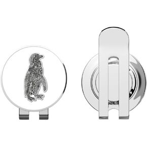 Penguin Art Golf Hat Clip with Magnetic Ball Marker in Saudi Arabia