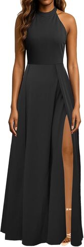 فستان رسمي للنساء الأنيقة الرسن العنق in Kuwait